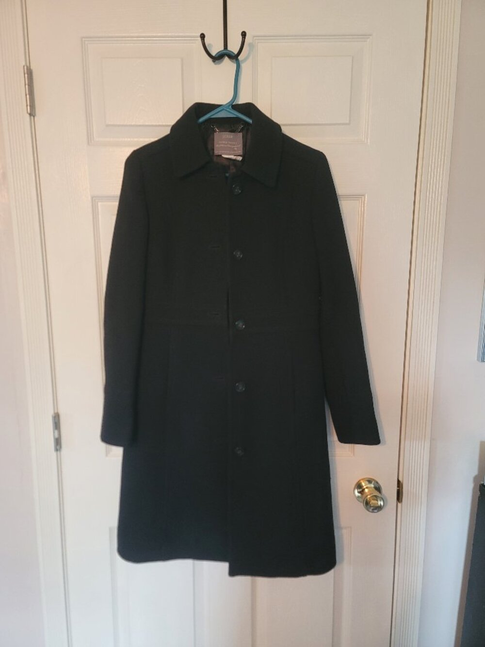 Womens J Crew Double Cloth by Manifattura di Carmignano Italy coat - size 4